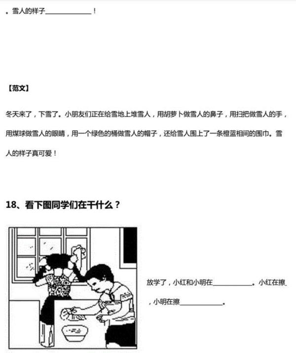 博士妈妈真有才!自制看图写话60篇,孩子从小练,作文次次都拿优 19