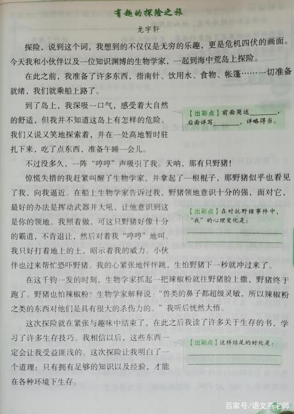 一波三折写探险,五下六单元作文:神助手加猪队友的冒险奇幻之旅 15